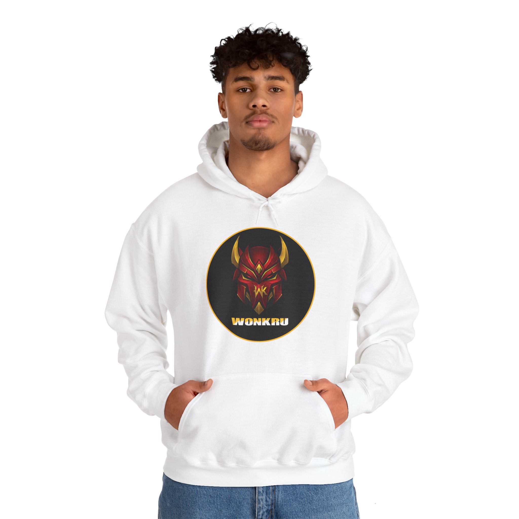 Sweat à Capuche Heavy Blend™ Unisexe WONKRU - Sweat à Motif Audacieux pour les Fans