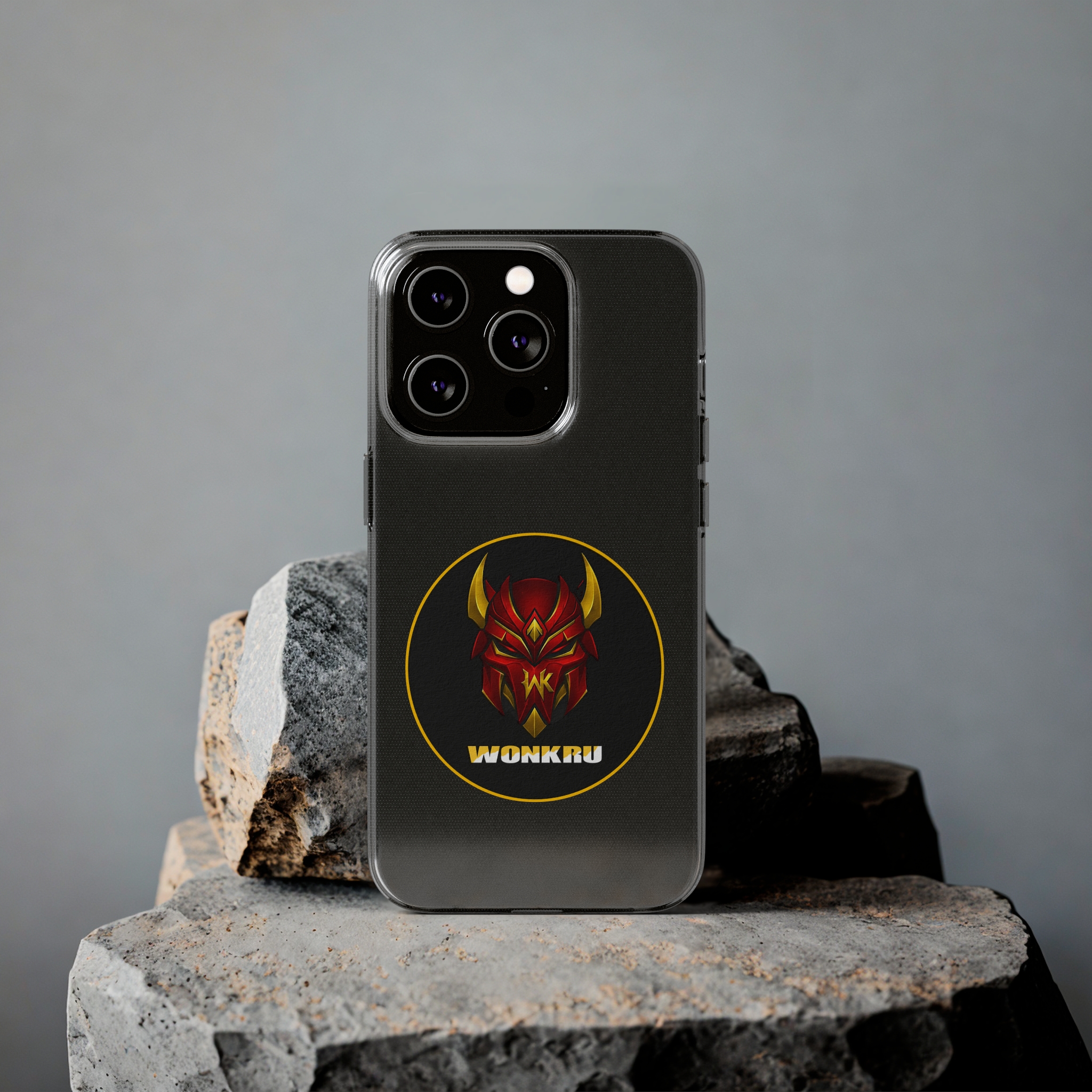 Coque de Téléphone en Silicone Transparente WONKRU – Protection Durable et Stylée pour les Gamers