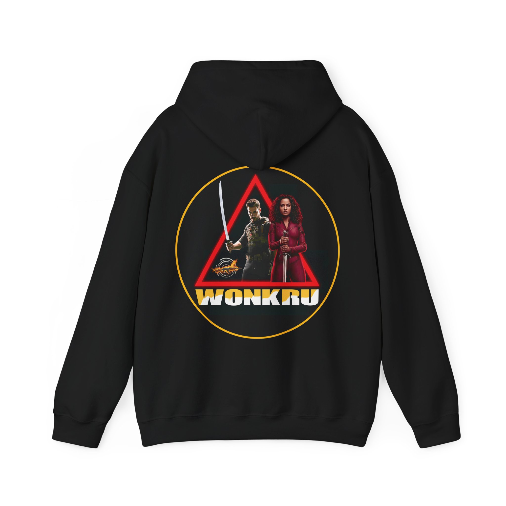 Sweat à Capuche Heavy Blend™ Unisexe WONKRU - Sweat à Motif Audacieux pour les Fans - Image 8
