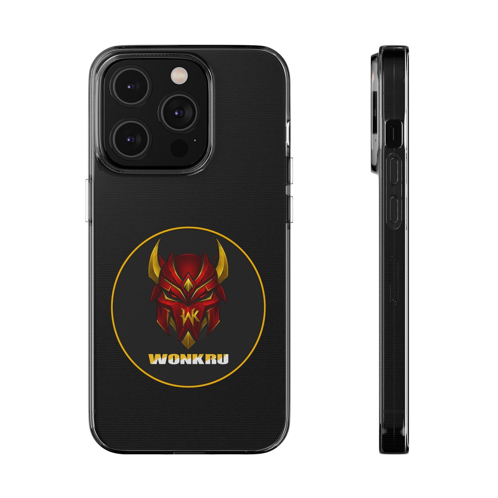 Coque de Téléphone en Silicone Transparente WONKRU – Protection Durable et Stylée pour les Gamers - Image 2