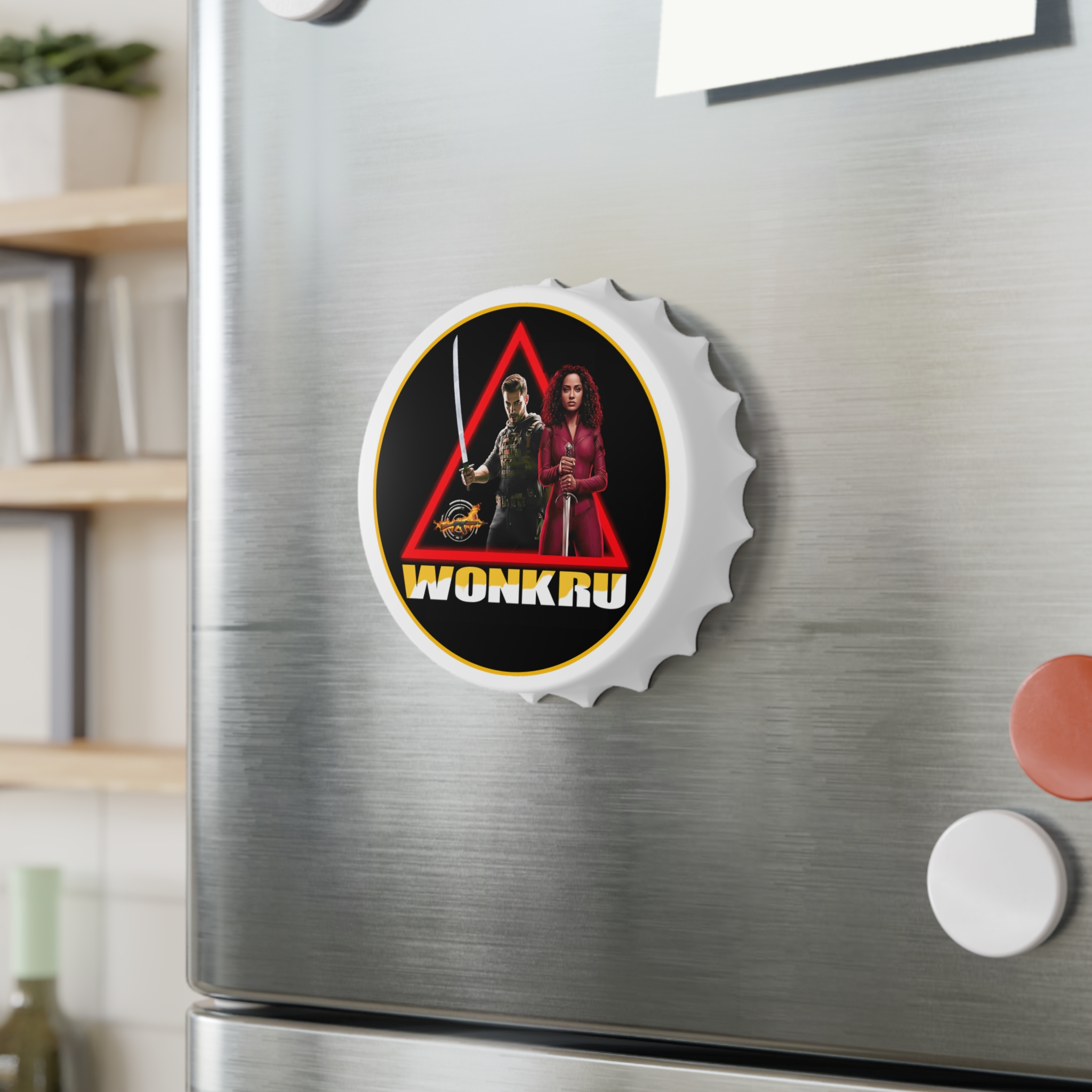Décapsuleur à Thème Wonkru - Cadeau Unique pour les Gamers et les Collectionneurs