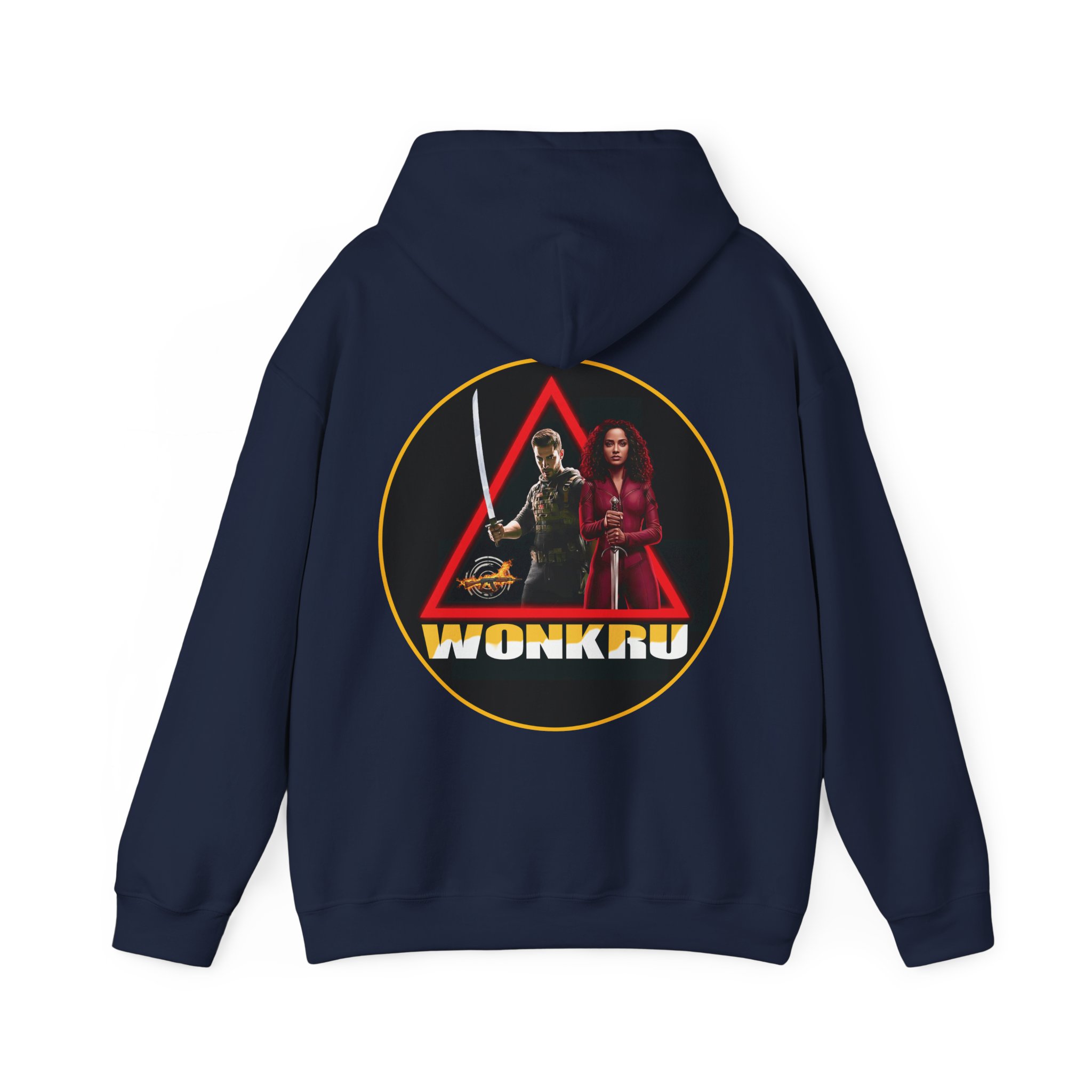 Sweat à Capuche Heavy Blend™ Unisexe WONKRU - Sweat à Motif Audacieux pour les Fans - Image 32