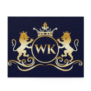 Puzzle personnalisé de 500 pièces avec blason royal - WK Design pour des soirées de jeux et de divertissement en famille