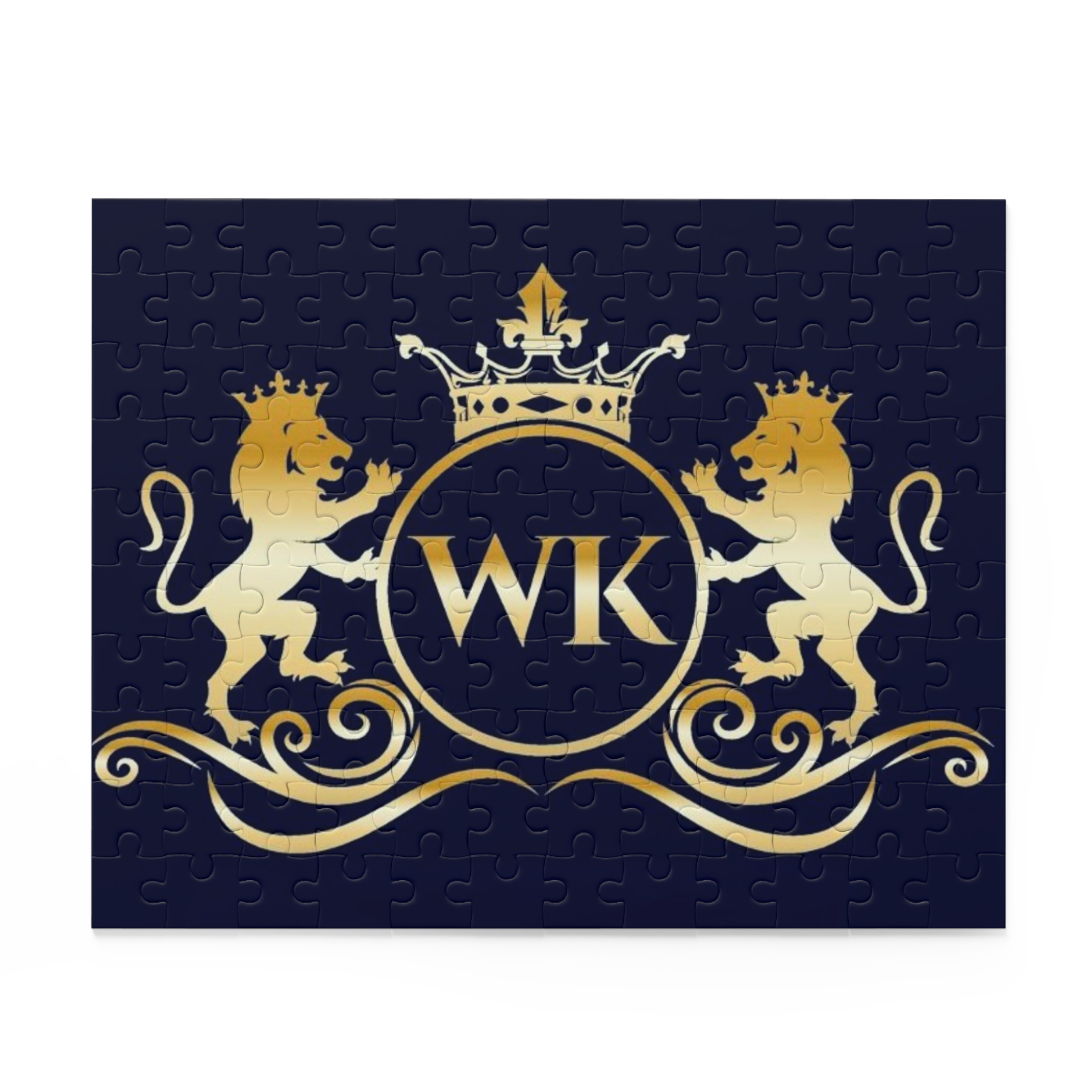 Puzzle personnalisé de 500 pièces avec blason royal - WK Design pour des soirées de jeux et de divertissement en famille
