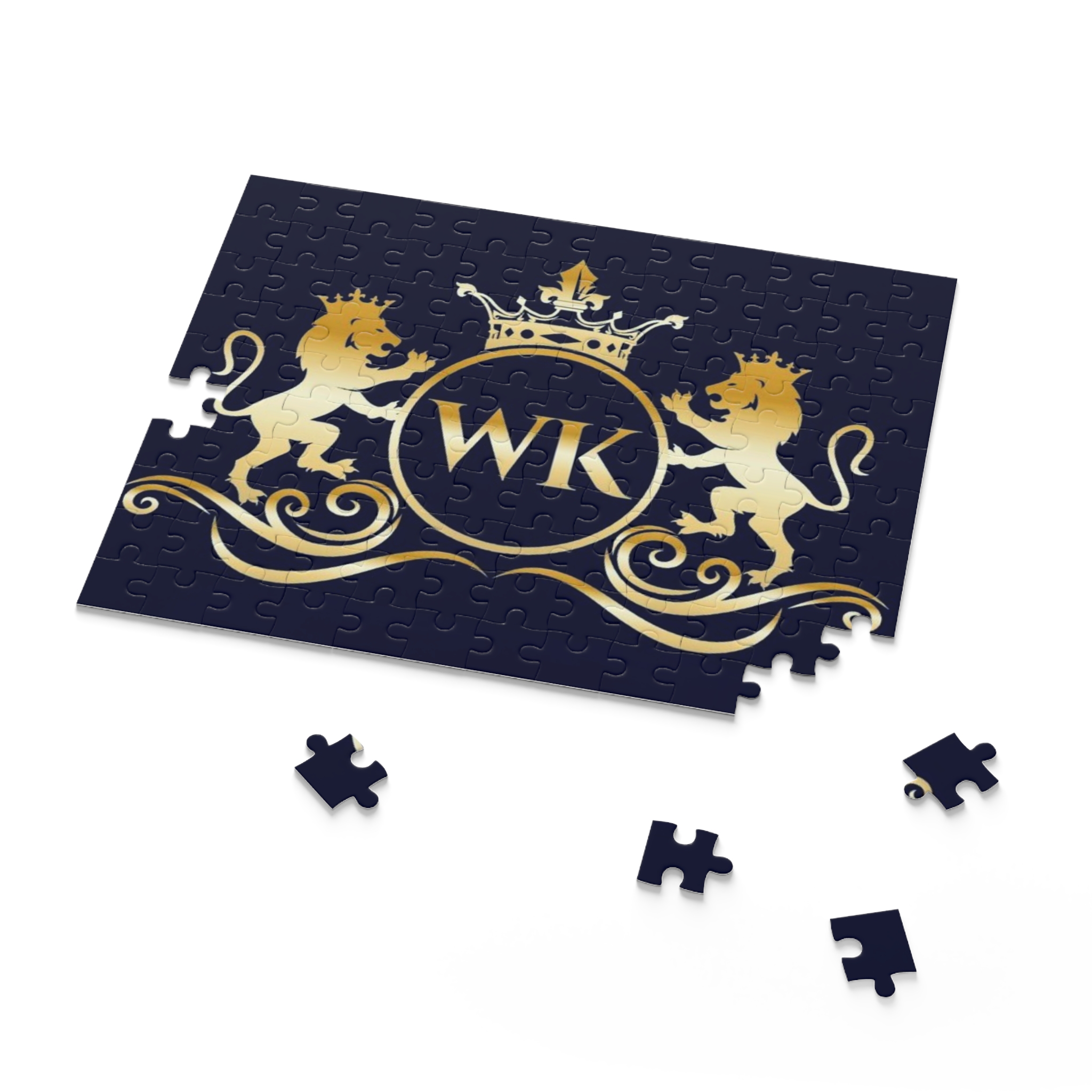 Puzzle personnalisé de 500 pièces avec blason royal - WK Design pour des soirées de jeux et de divertissement en famille - Image 3